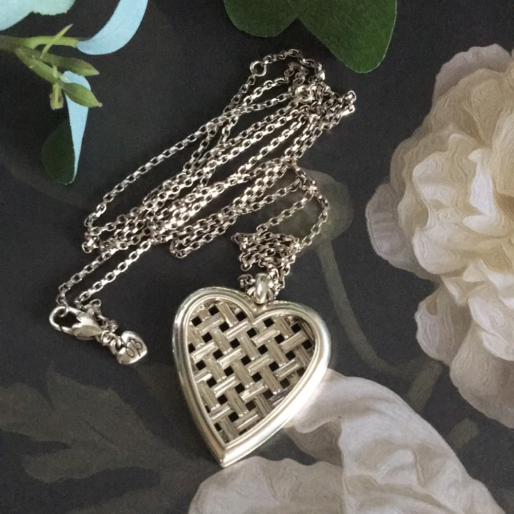 Brighton Retired Love Cage Heart Pendant (RARE) NWOT